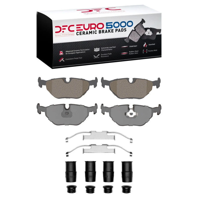 DFC 87-02 BMW 530i Rear Euro 5000 Ceramic Brake Pads and Hardware Kit