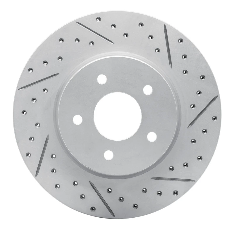 DFC 19-25 Infiniti Qx55 Rear Right Drilled & Slotted Geoperformance Rotor