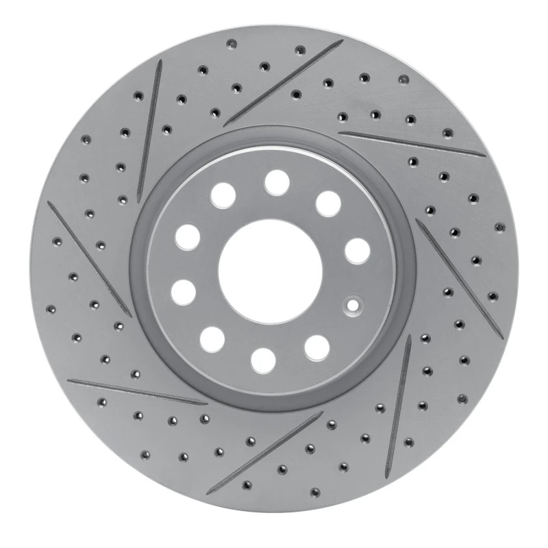 DFC 05-25 Audi Q2 (Mexico) Front Left Drilled & Slotted Geoperformance Rotor
