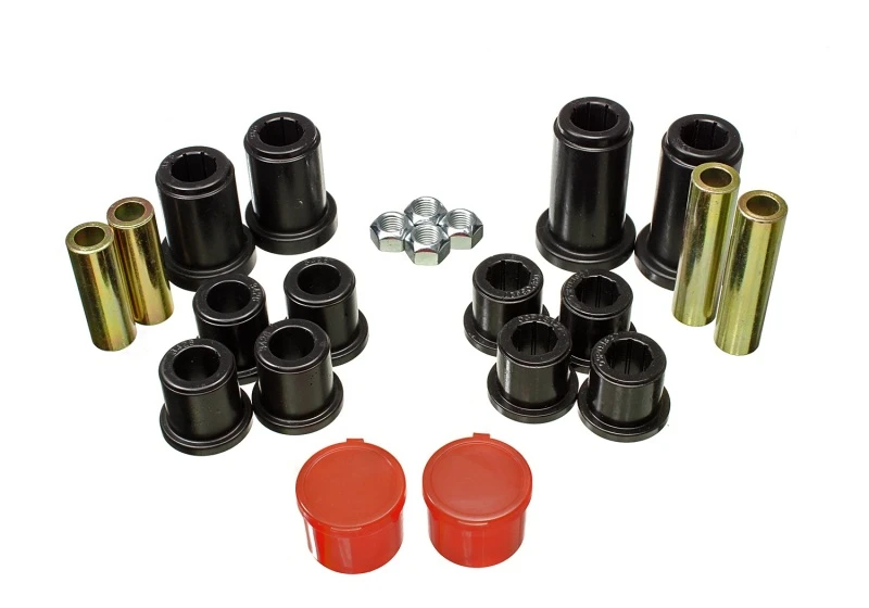 Energy Suspension 07-13 Chevrolet Silverado 1500 4WD Vordere Kontrollarm-Buchsen-Set - Schwarz