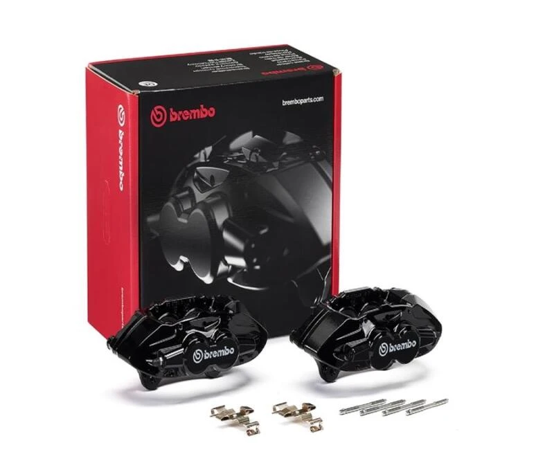 Brembo OE 16-21 BMW M2/17-18 M3/17-20 M4/14-16 M235i Hydraulische Front-X-Stil Bremse Caliper - Schwarz