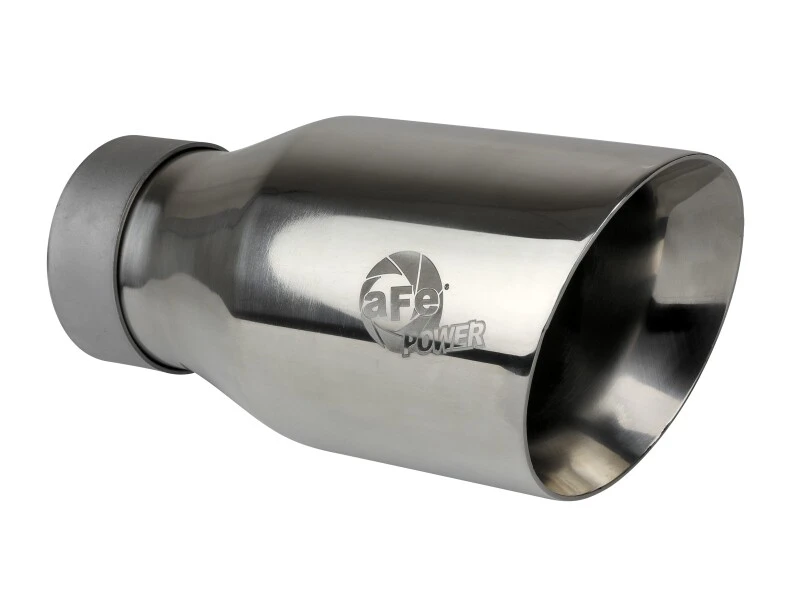 aFe 20-21 Jeep Wrangler Large Bore-HD 3-Zoll-304-Edelstahl-DPF-Back-Abgasanlage - Polierte Spitze