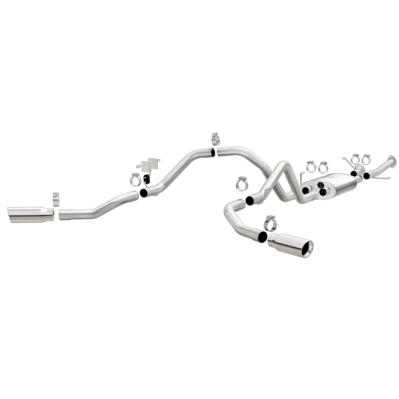 MagnaFlow Kat-Back 10-15 Toyota Tundra SC LB / CC SB 4,6L/5,7L V8 SS 2,5 Dual Split Rear 4 Zoll Spitze