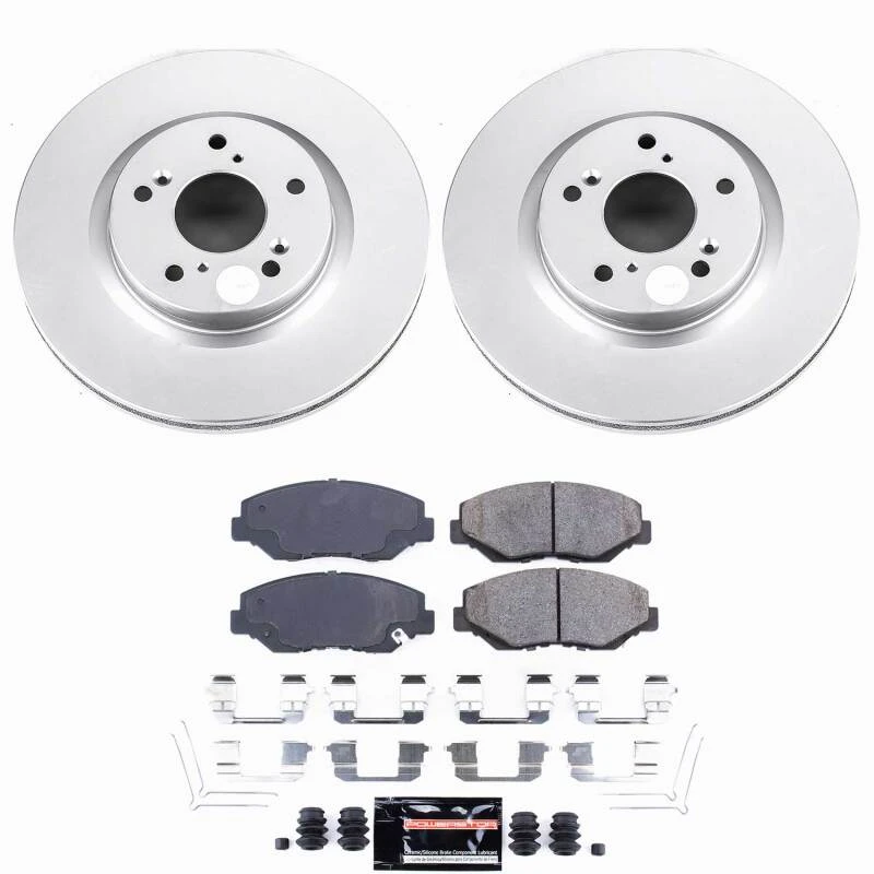 Power Stop 12-16 Honda CR-V Front Z23 Coated Brake Kit