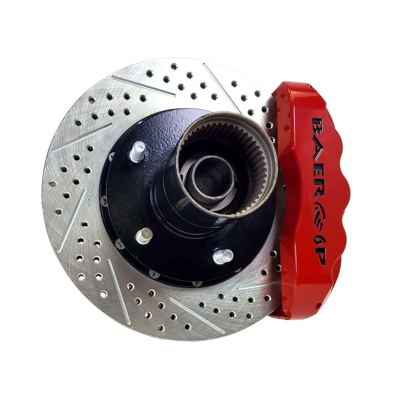 Baer Brakes 66-74 Ford Bronco 11.9in Pro+ Front Brake Kit-Black-