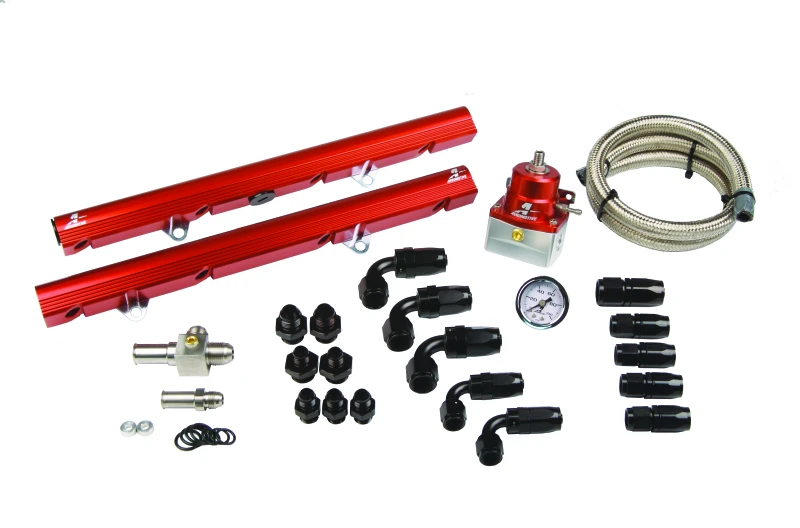 Aeromotive 5,0 Liter Ford Street Billet Kraftstoffrail-System (Ford 5,0 86-98) 5/8 Zoll I.D.