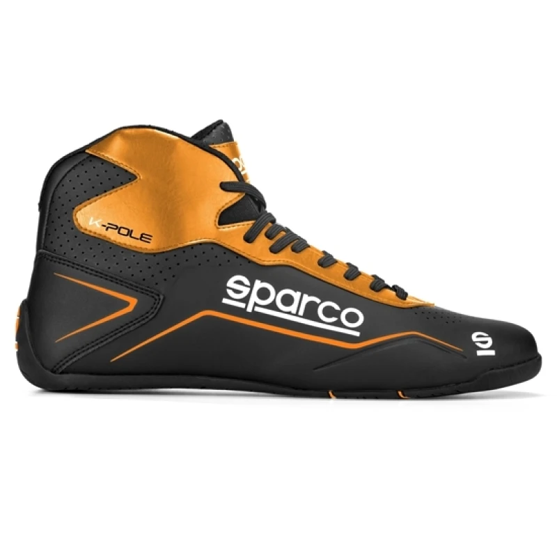 Sparco K-Pole Kartschuh Größe 37 Schwarz/Orange