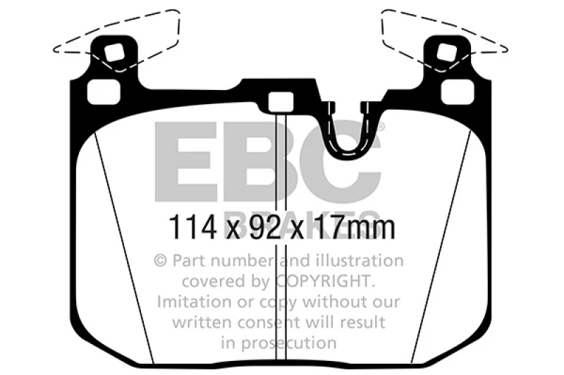 EBC BMW M2 / M3 / M4 Yellowstuff Front Brake Pads