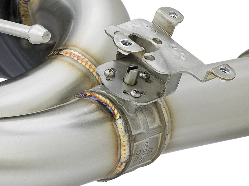aFe MACH Force-Xp 3 Zoll 304 SS Kat-Abgasanlage mit polierten Endrohren 12-15 BMW 335i (F30) L6 3,0L (t) N55