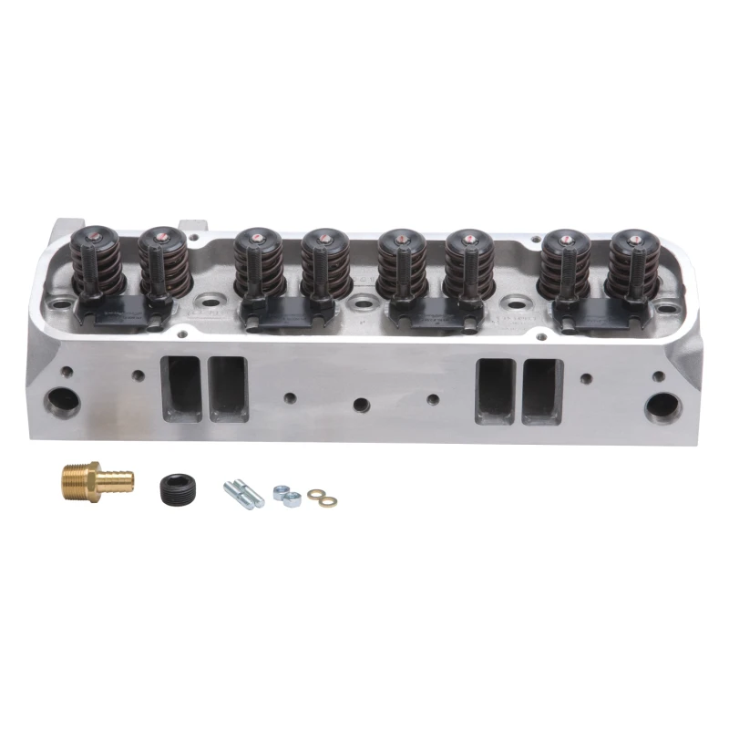 edelbrock_61525-6793228830ddb Edelbrock Zylinderkopf Performer RPM CNC Pontiac 1962-1969 455 CI V8 87 cc Brennkammer