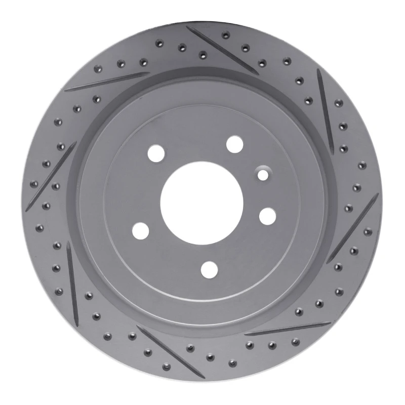DFC 13-19 Cadillac ATS Rear Right Drilled & Slotted Geoperformance Rotor