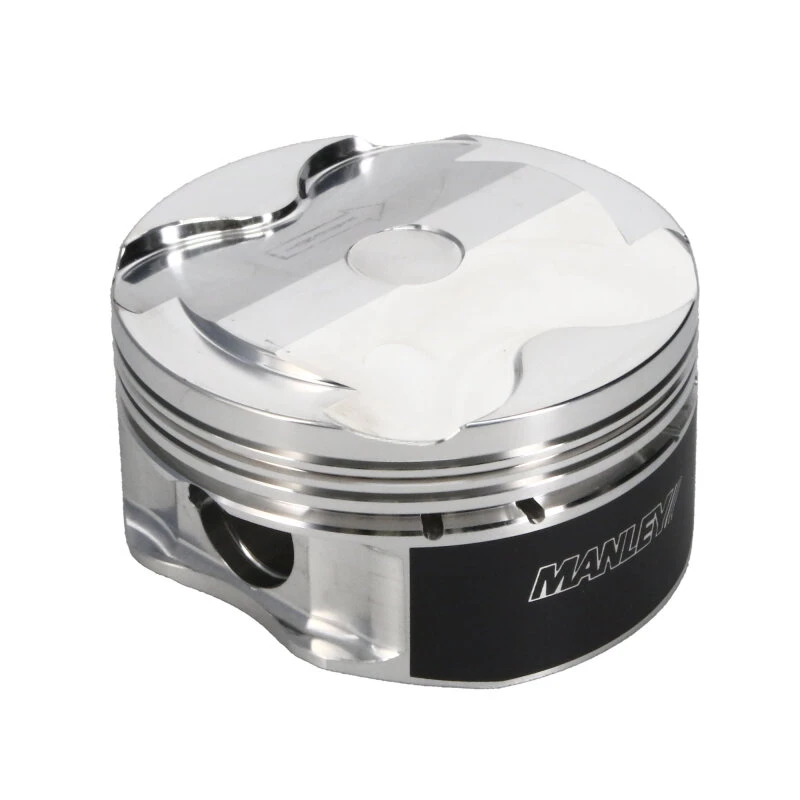 Manley 2018+ Ford Coyote 5.0L 6.75cc Dish 3.700in Bore 12:1 CR 22mm Pin Platinum Ext Duty Piston