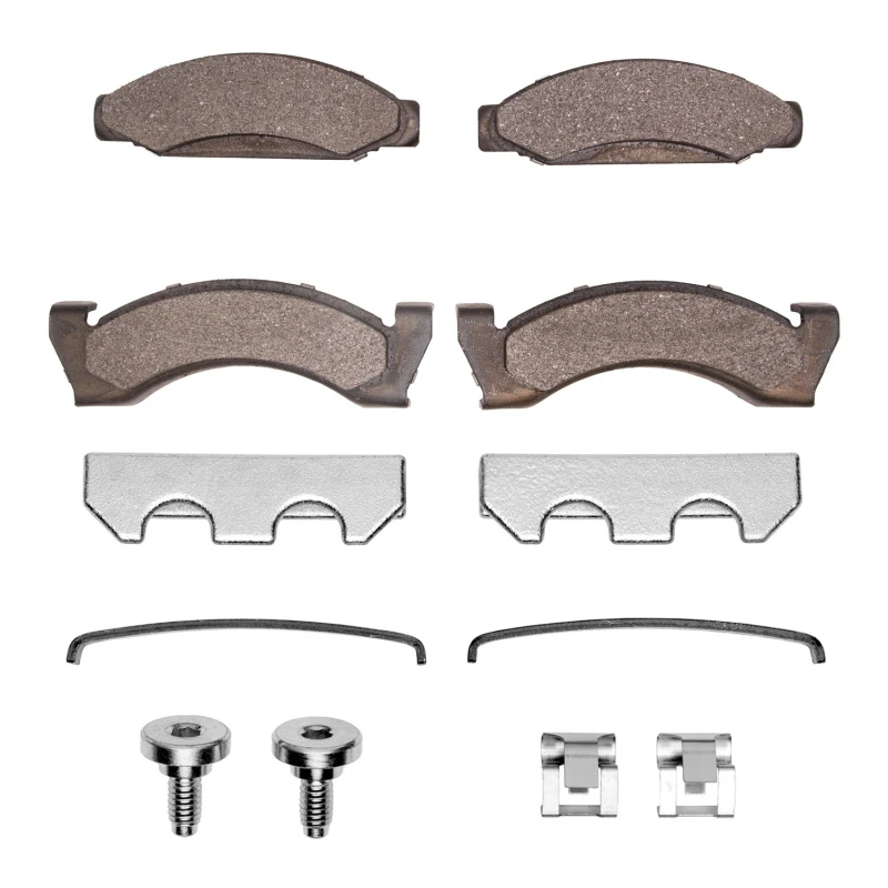 DFC 74-81 American Motors CONCORD Front 5000 Advanced Semi Metallic Brake Pads and Hardware Kit