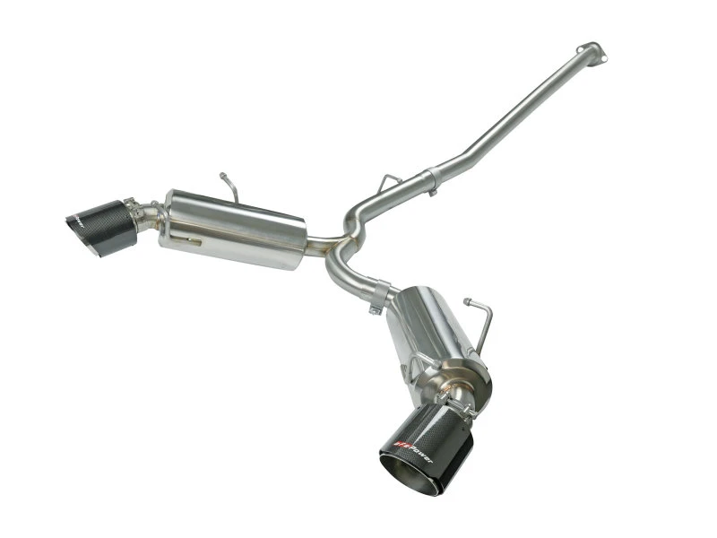 aFe Takeda Auspuff Axle-Back für 13-15 Scion FRS / Subaru BRZ 304SS Carbon Fiber Dual Tips Auspuff