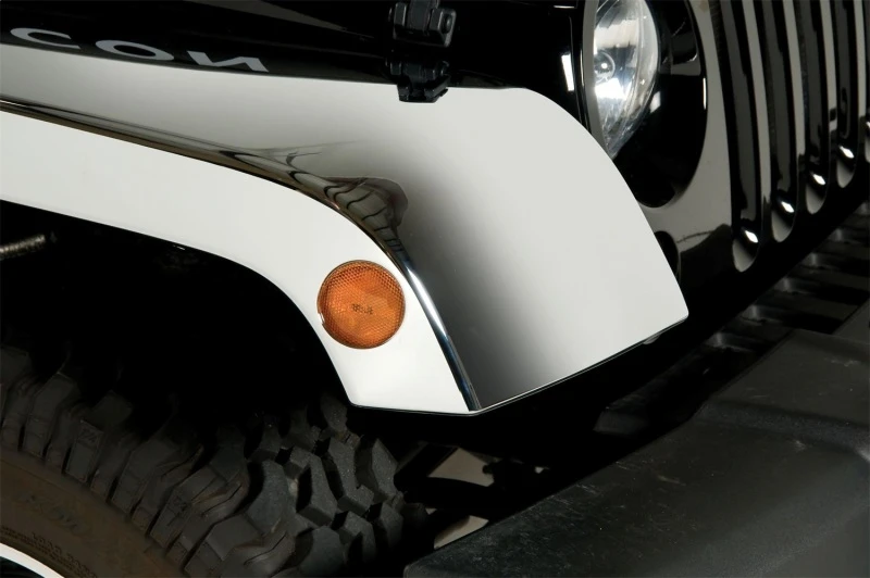 Putco 07-18 Jeep Wrangler Chrom-ABS Kotflügelverbreiterungen