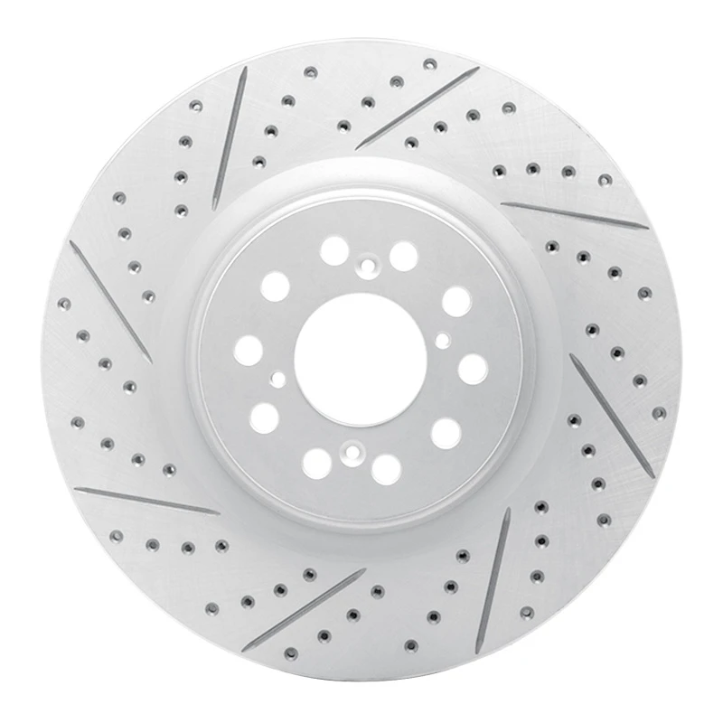 DFC 17-26 Acura Integra Front Left Drilled & Slotted Geoperformance Rotor