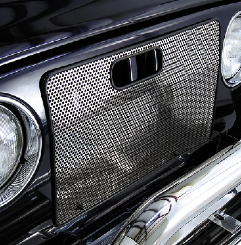 Rugged Ridge 97-06 Jeep Wrangler Edelstahl Kühler- Insektenschutzschild