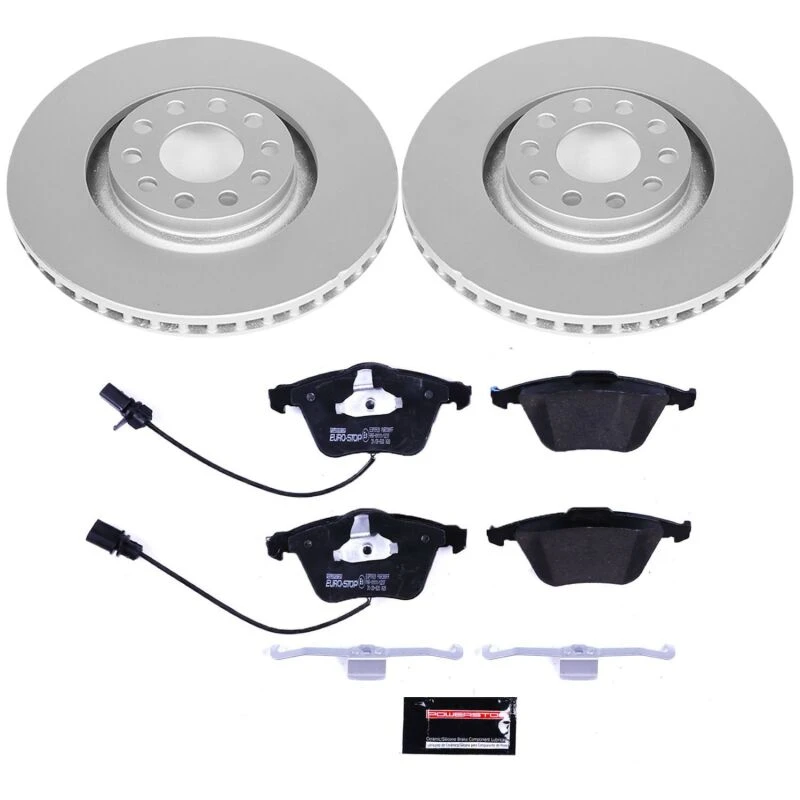 Power Stop 05-09 Audi A4 Front Euro-Stop Brake Kit