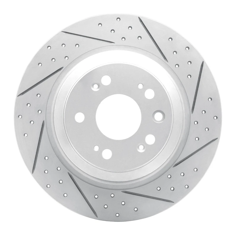DFC 09-14 Acura Tl Rear Right Drilled & Slotted Geoperformance Rotor