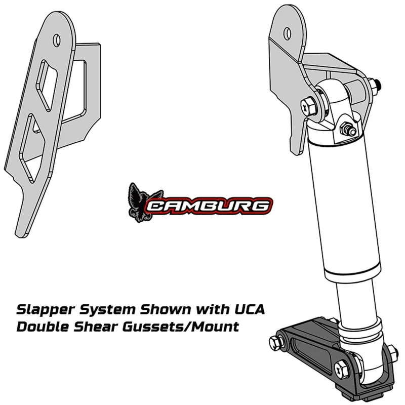 Camburg Front Slapper Bump Stop Mount Kit für 2005–2023 Toyota Tacoma 2.5