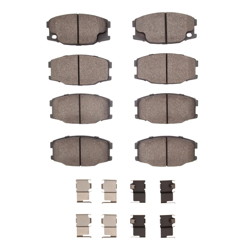 DFC 95-04 Mitsubishi Fuso FE Rear/Front 4000 HybriDynamic Brake Pads and Hardware Kit