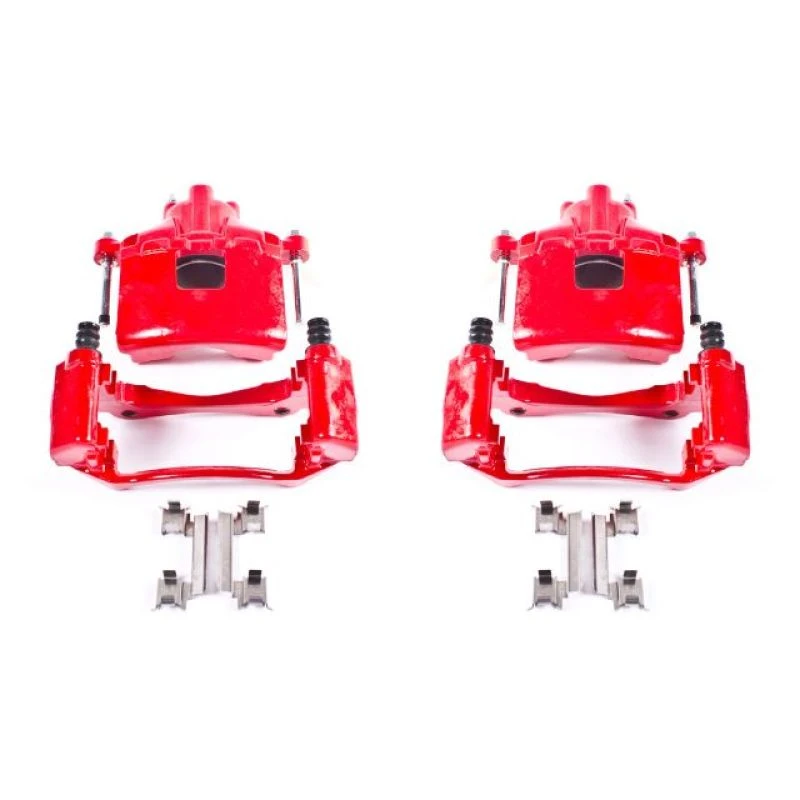 Power Stop 05-09 Buick Allure Front Red Calipers w/Brackets - Pair