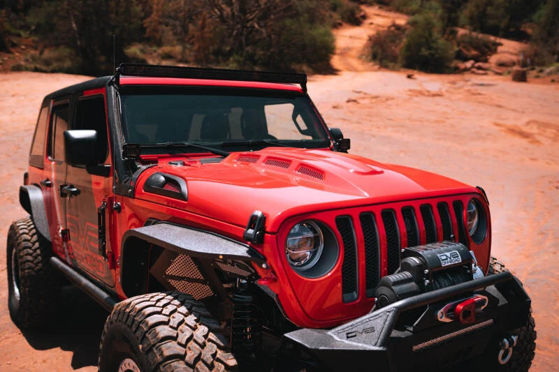 DV8 Offroad Heat Dispersion Motorhaube für 2018+ Jeep Wrangler JL / 2020+ Jeep Gladiator JT
