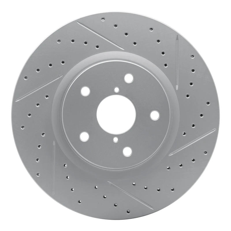 DFC 06-21 Subaru Outback Front Right Drilled & Slotted Geoperformance Rotor