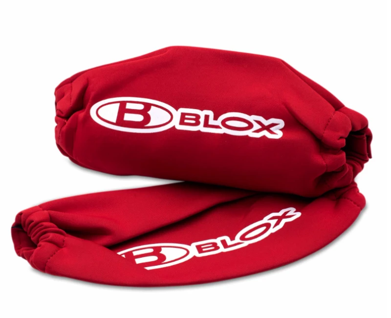 BLOX Racing Neopren Coilover Schutzüberzüge - Rot (Paar)
