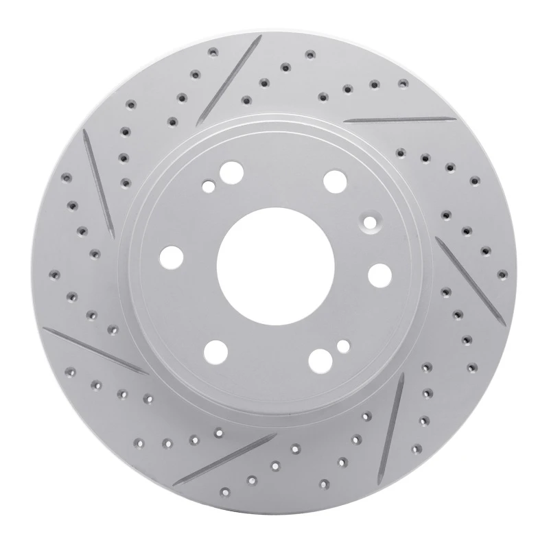 DFC 09-20 Chevrolet Tahoe Front Left Drilled & Slotted Geoperformance Rotor