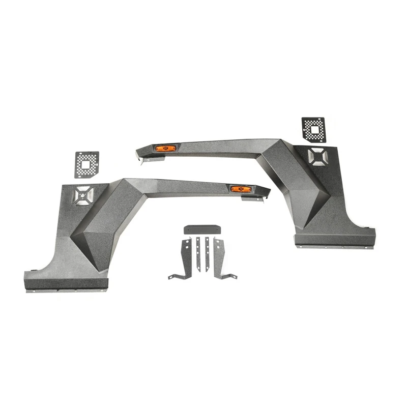 Rugged Ridge XHD Front Panzer-Kotflügel-Paar 07-18 Jeep Wrangler JK/JKU
