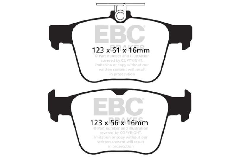 EBC 14-20 Audi S3 2.0 Turbo Redstuff Rear Brake Pads