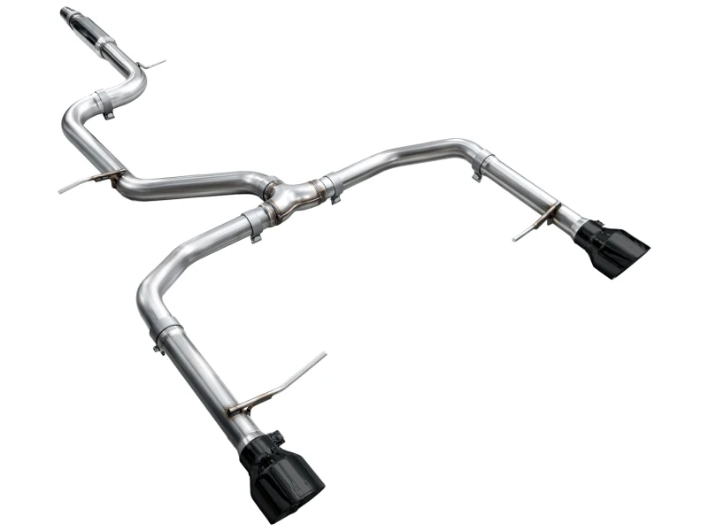 AWE 22-25 Volkswagen Jetta GLI Track Edition Exhaust - Diamond Black Tips
