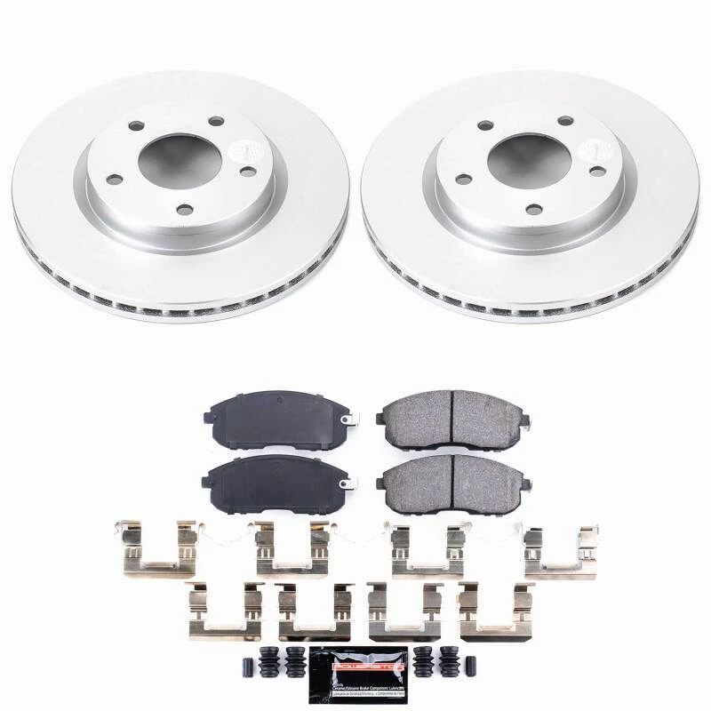 Power Stop 13-19 Nissan Sentra Front Z23 Coated Brake Kit