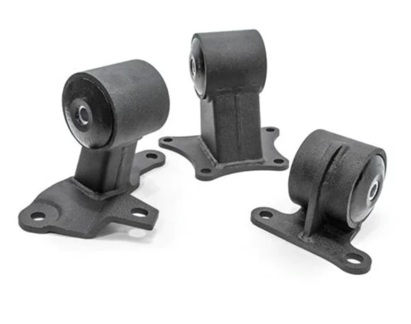 Innovative 90-93 Accord H/F Series Black Steel Mounts 75A Bushings