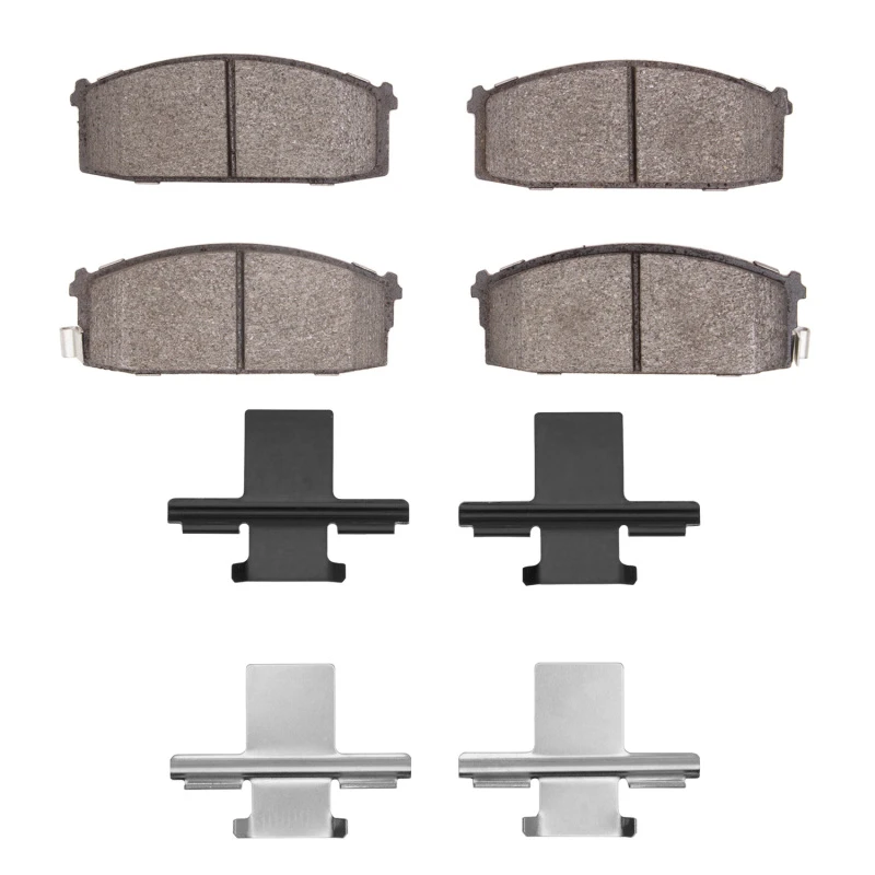 DFC 81-86 Nissan 200SX Front 5000 Advanced Semi Metallic Brake Pads and Hardware Kit