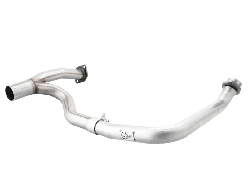 aFe Power Twisted Steel Y-Pipe Aluminized 2 Zoll 12-14 Jeep Wrangler (JK) V6 3,6L (4-Türer)