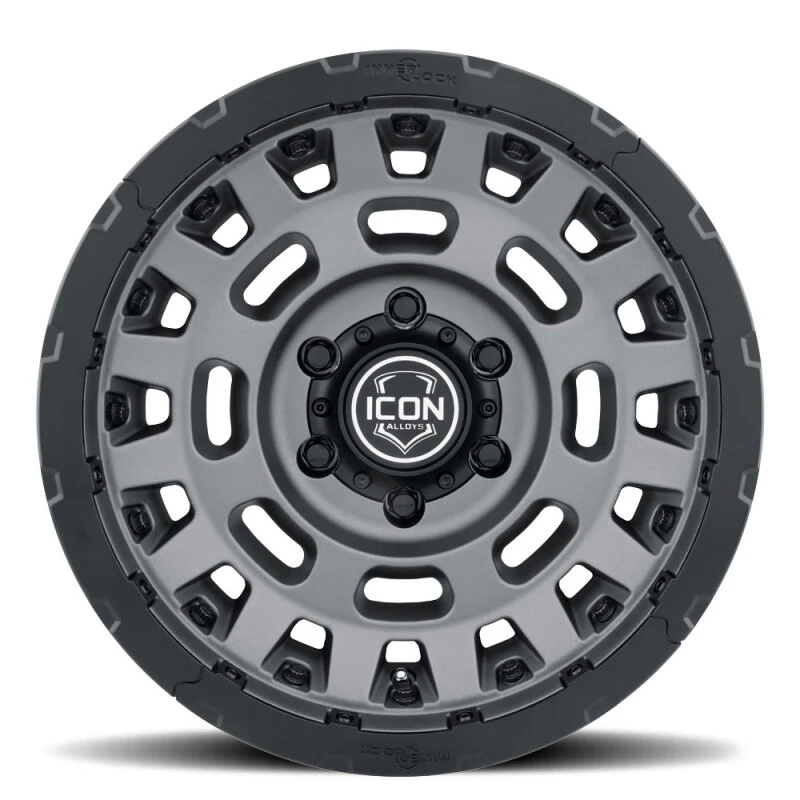 Icon Hammer Pro 17x8.5 / 6x135 / 25MM / 5in BS - Charcoal