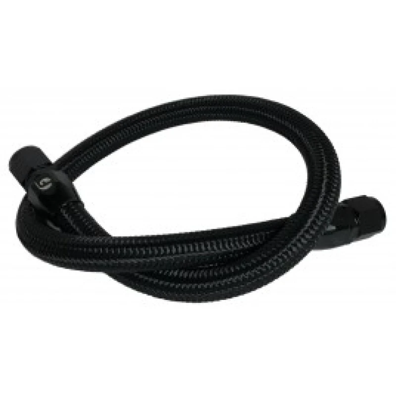 Fleece Performance 98.5-18 Dodge Cummins 34.5in Common Rail/VP44 Kühlmitteleitung (schwarz-geflochten)