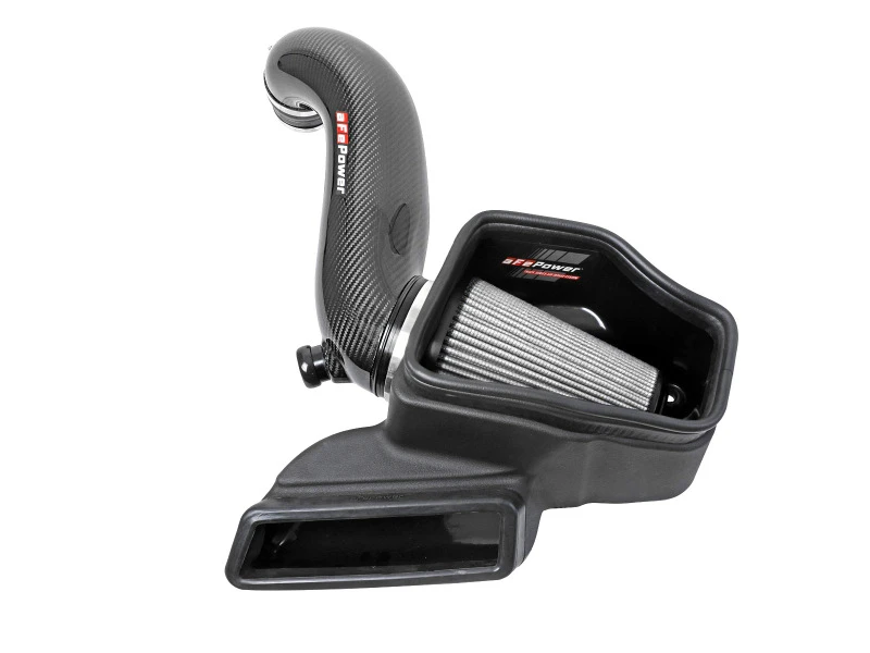 aFe 15-19 VW Golf R (MKVII) L4-2.0L (t) Track-Serie Kohlefaser-Ansaugsystem mit Pro DRY S Filter