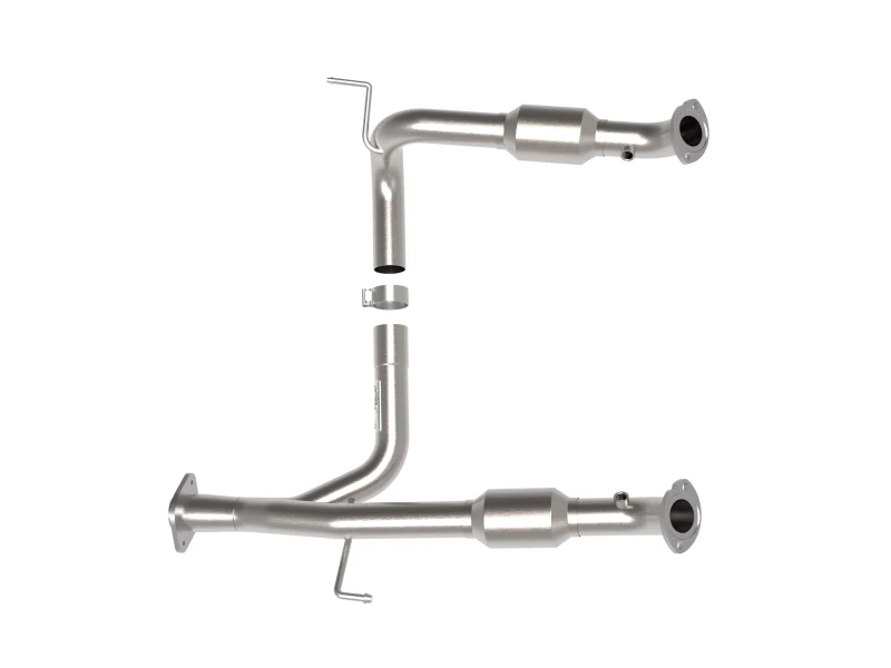 aFe Toyota Tacoma 05-15 V6-4.0L Twisted Steel Y-Rohr mit Kat
