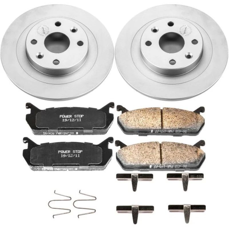 powerstop_CRK770-679457244a10b Power Stop 91-96 Ford Escort Rear Z17 Evolution Geomet Coated Brake Kit