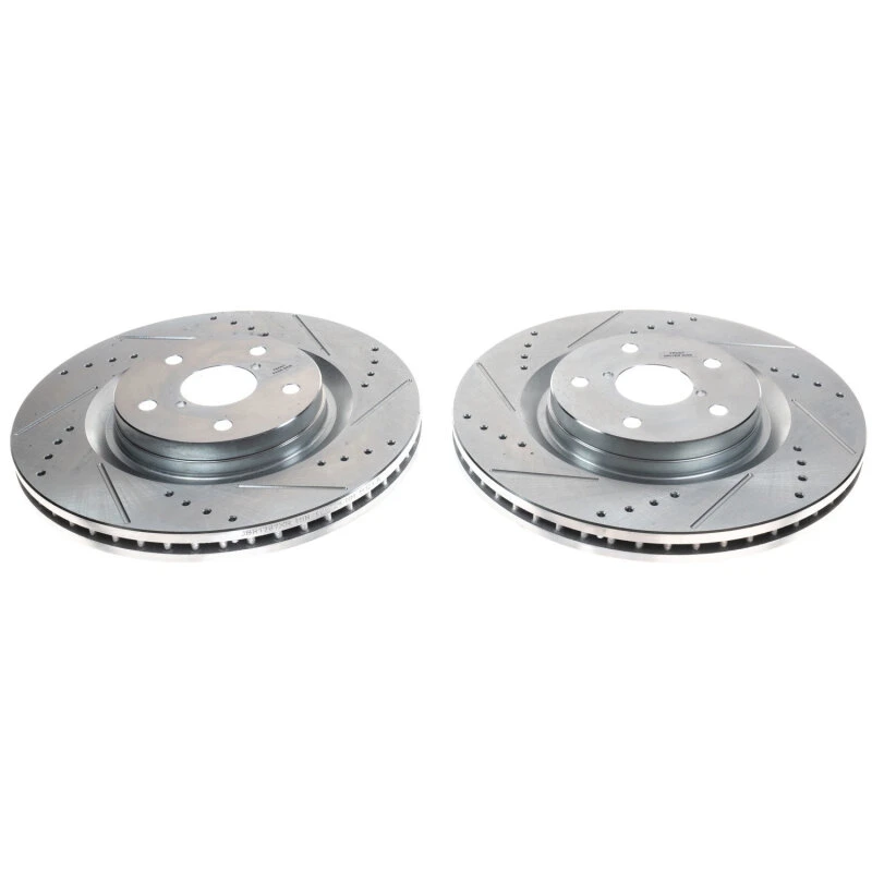 Power Stop Front Evolution Drilled & Slotted Rotors - Pair for 19-21 Subaru Forester