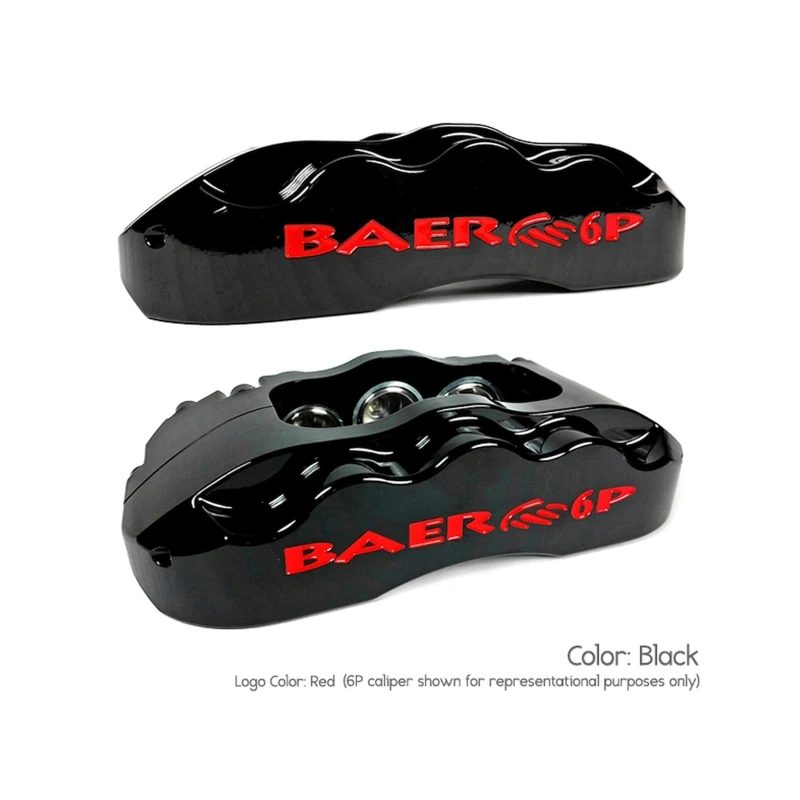 Baer Brakes Rear Ends w/ Ford 9in Torino Bearing Housing Ends 13in SS4+ Rear SDZ Brake Kit - Black
