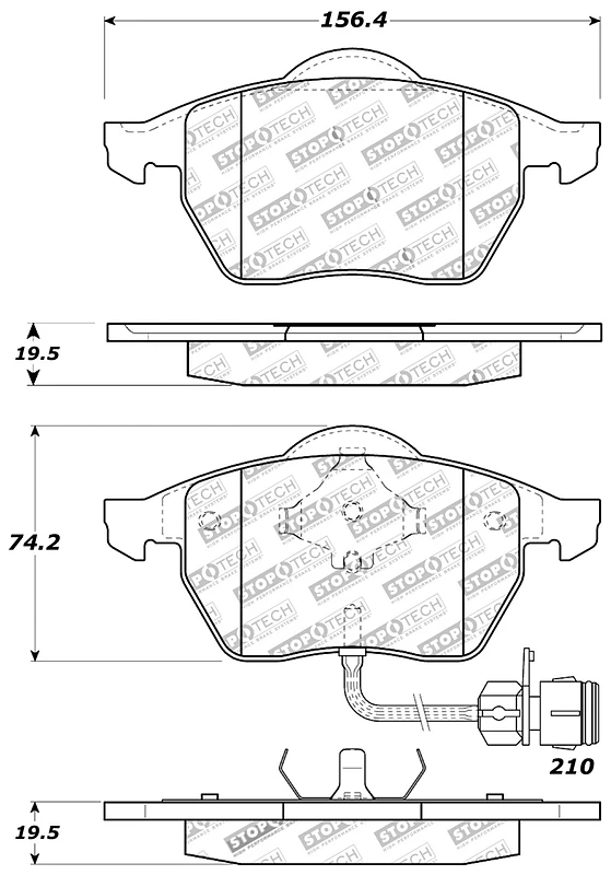 StopTech Performance Brake Pads