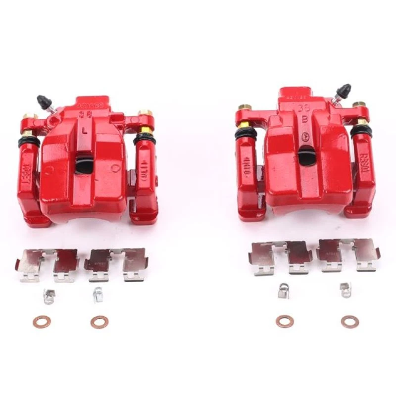 powerstop_S6992-679456d55f70f Power Stop 13-18 Lexus ES300h Rear Red Calipers w/Brackets - Pair