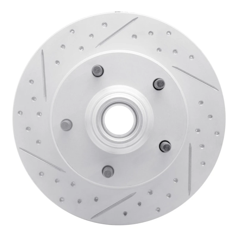 DFC 73-93 Ford F-150 Rwd Front Left Drilled & Slotted Geoperformance Rotor
