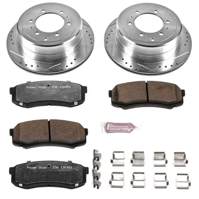 powerstop_K1156-36-67945505c4598 Power Stop 96-97 Lexus LX450 Rear Z36 Truck & Tow Brake Kit