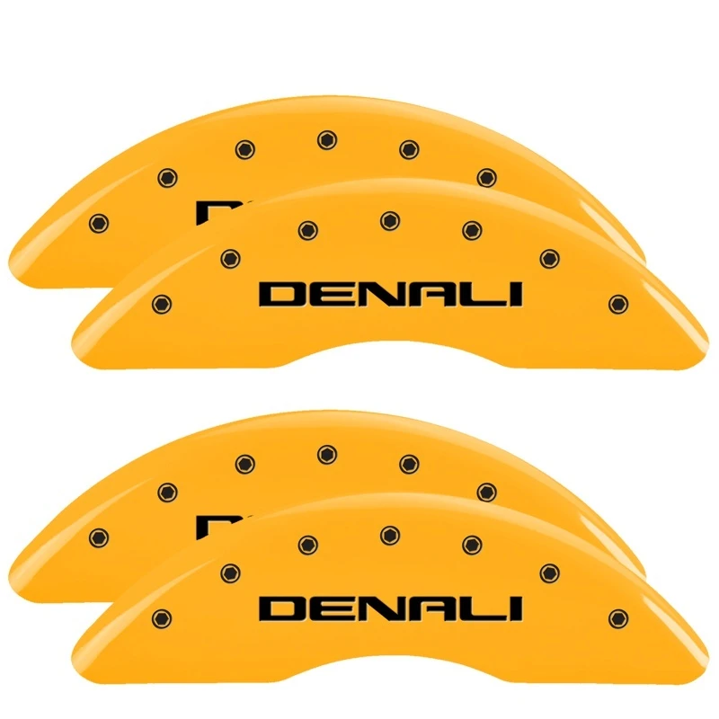 mgp_34003SDNLYL-679680d5603cf MGP 4 Caliper Covers Engraved Front & Rear Denali Yellow finish black ch