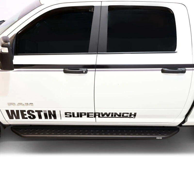 Westin 09-18 Ram 1500 Crew Cab Outlaw Running Boards - Textured Black